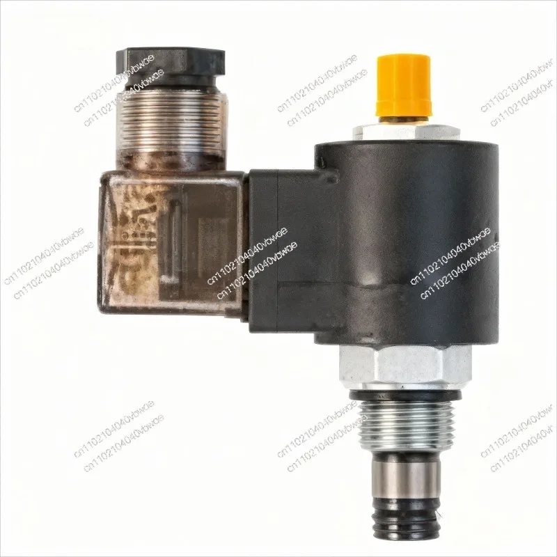 12V Hydraulic Solenoid Valve, Threaded Cartridge HSV2-08-2NCP Two Position Two Normally Closed Type