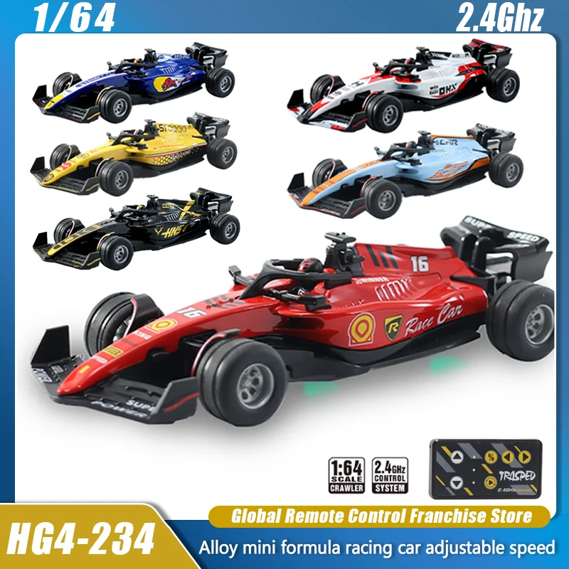 1:64 Rc Car Mini Racing Car 2.4G Alloy High Speed Remote Control
