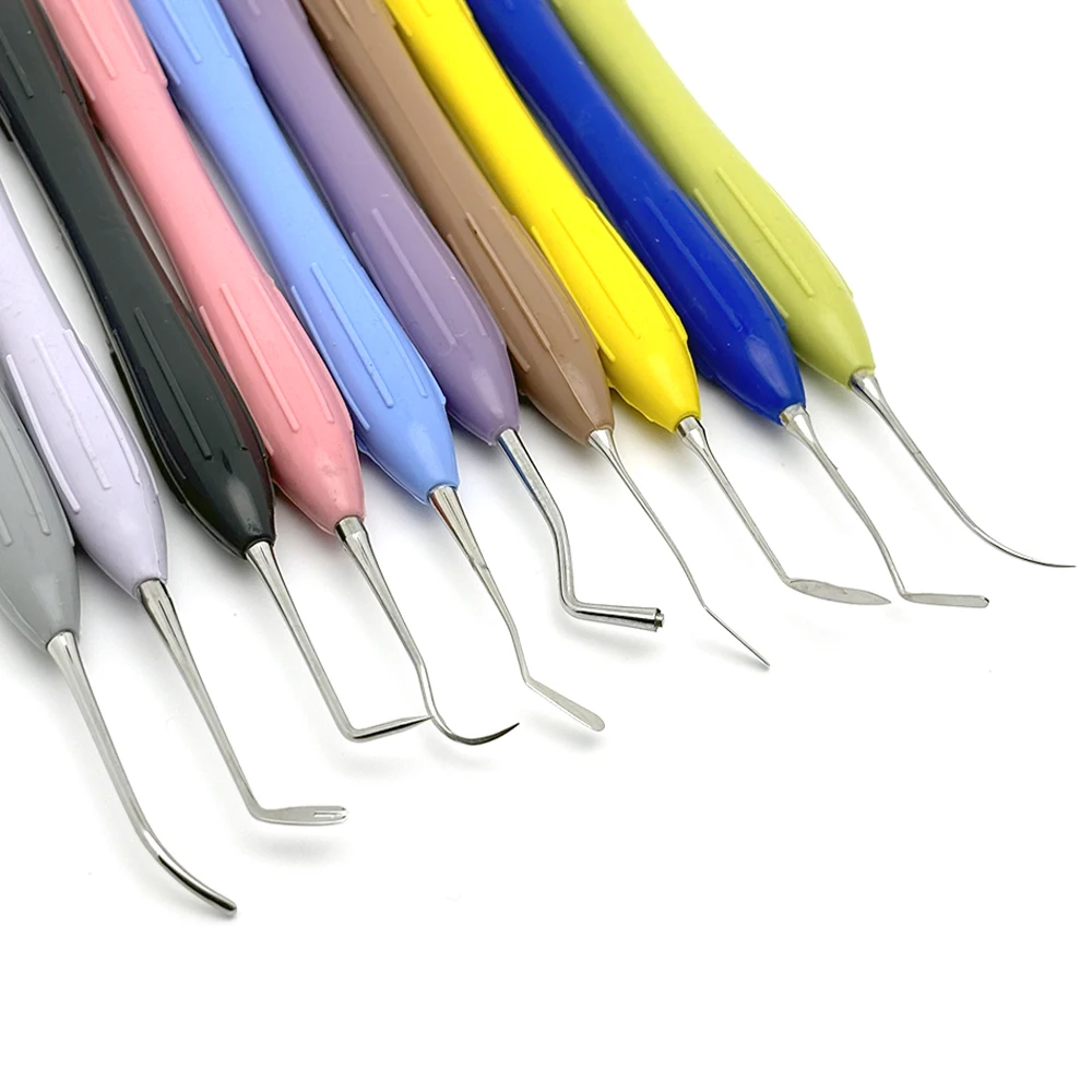 

10 Piece Dental Composite Resin Spatula Set for Silicone and Composite Mixing and Sculpting Tools for Aesthetic Restoration