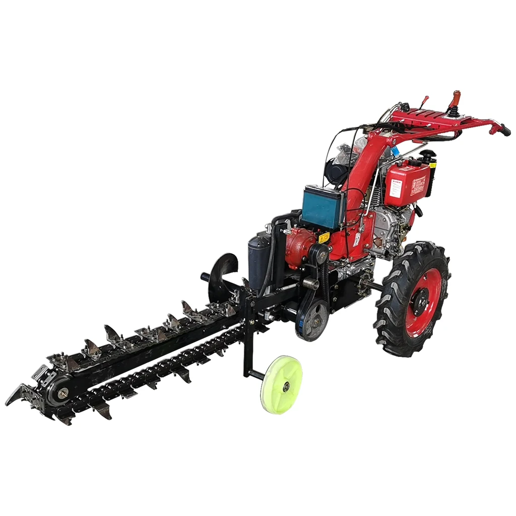 Fabriekslevering Trench Digging Machine Chain Trencher Mini Trencher te koop
