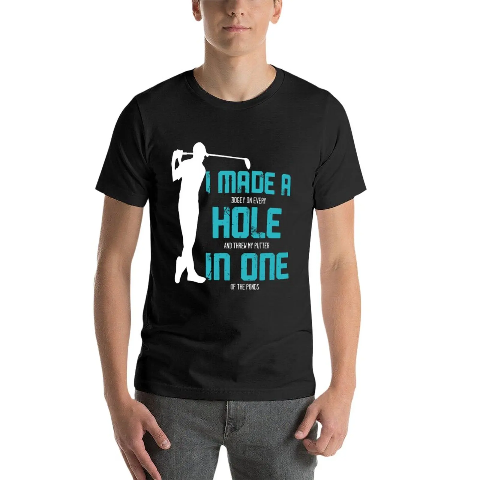 New Hole In One Golf Funny Golf Golfing Gag Quote Funny Gift T-Shirt kawaii clothes graphics t shirt custom t shirt mens clothes