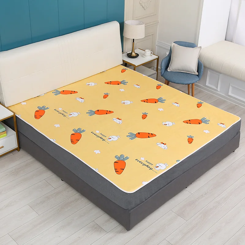 

Multi-sizes 70-200cm Waterproof Mattress Urine Mat Adult Women Menstrual Pad Bed Sheet Protector Elder Disabled Baby Urine Mat