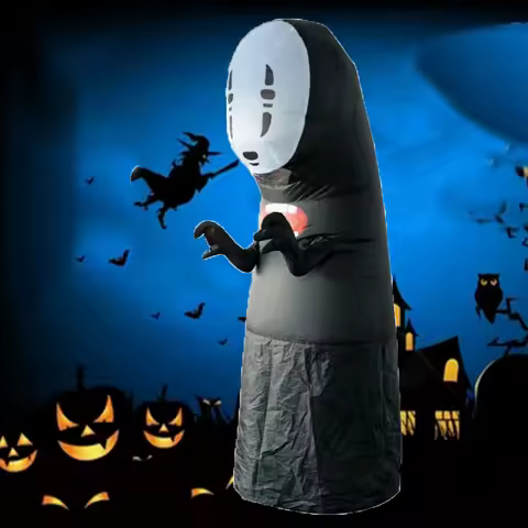 Halloween Inflatable Toys New Funny Cosplay Holiday Performance Costumes Cute and Silly Faceless Male Inflatable Clothing Toys