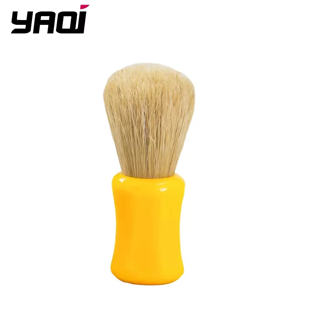 

YAQI 22mm Joy Butterscotch Handle Men's Wet Bristle Shaving Brush - Premium Quality for Grooming And Facial Hair Care