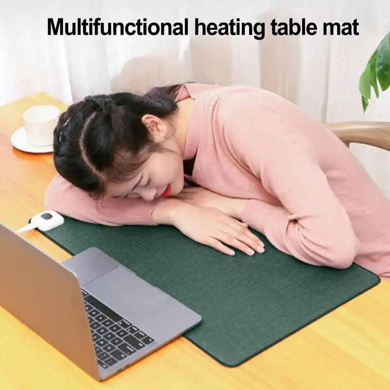 Electric Heat Mouse Pad Table Mat Smart Heating Mouse Pad Keep Winter Warm Hand For Office Computer Desk Keyboard