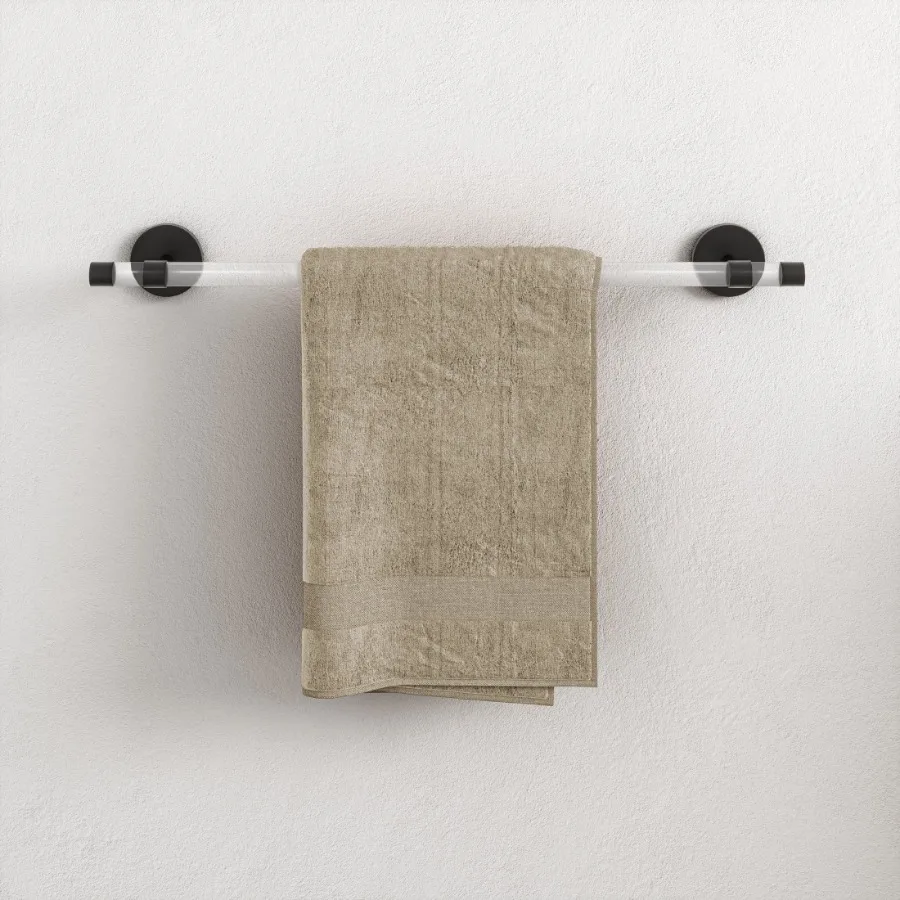 

Verre Acrylic Towel Bar in Matte Black