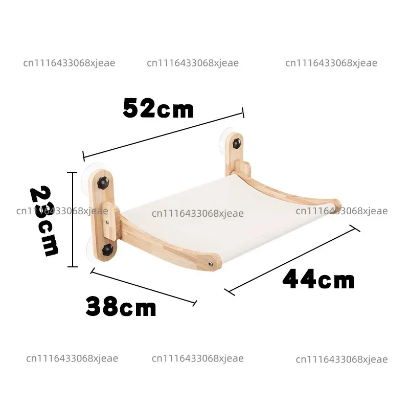 Foldable Cat Hammock With Suction Cups For Sunbathing On Windows And Balconies