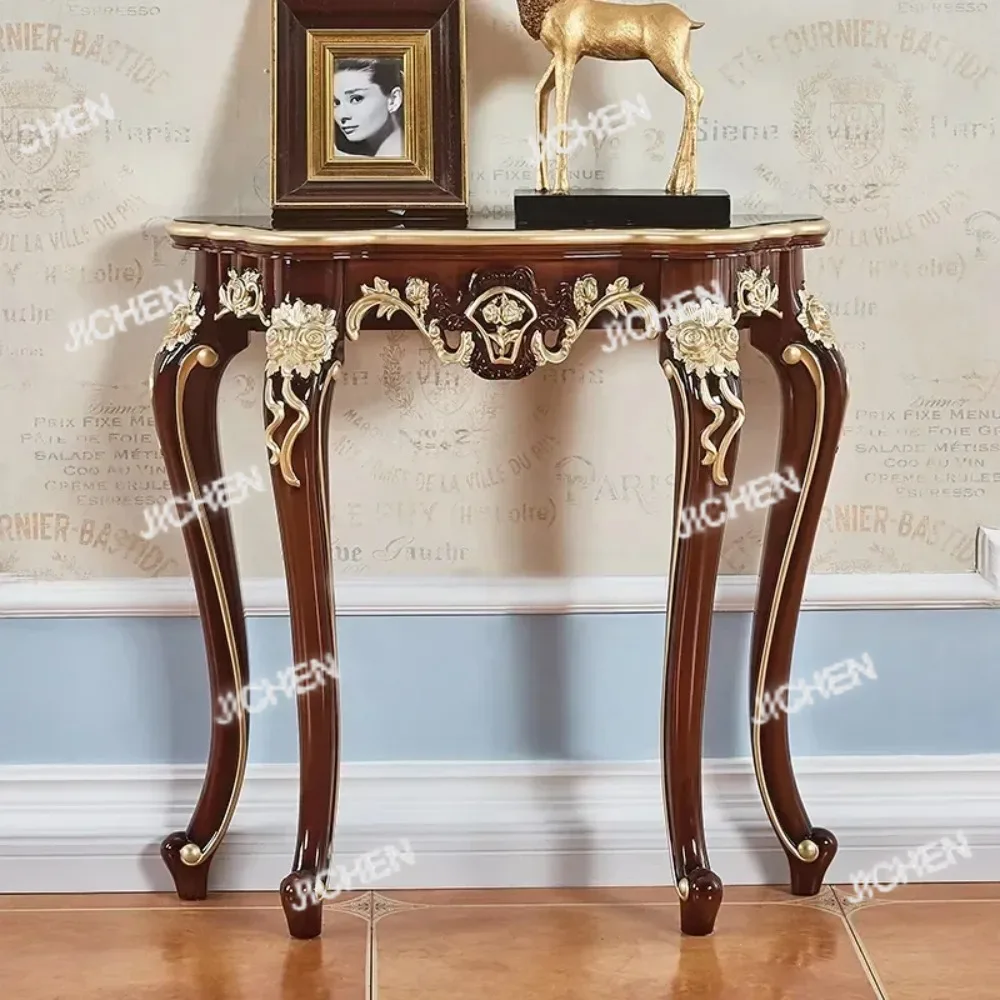 

Round Aesthetic Side Table Sofa Vintageluxury Storage Cabinet Wood Arcade Recibidor De Entrada Mueble Modernos Home Furniture