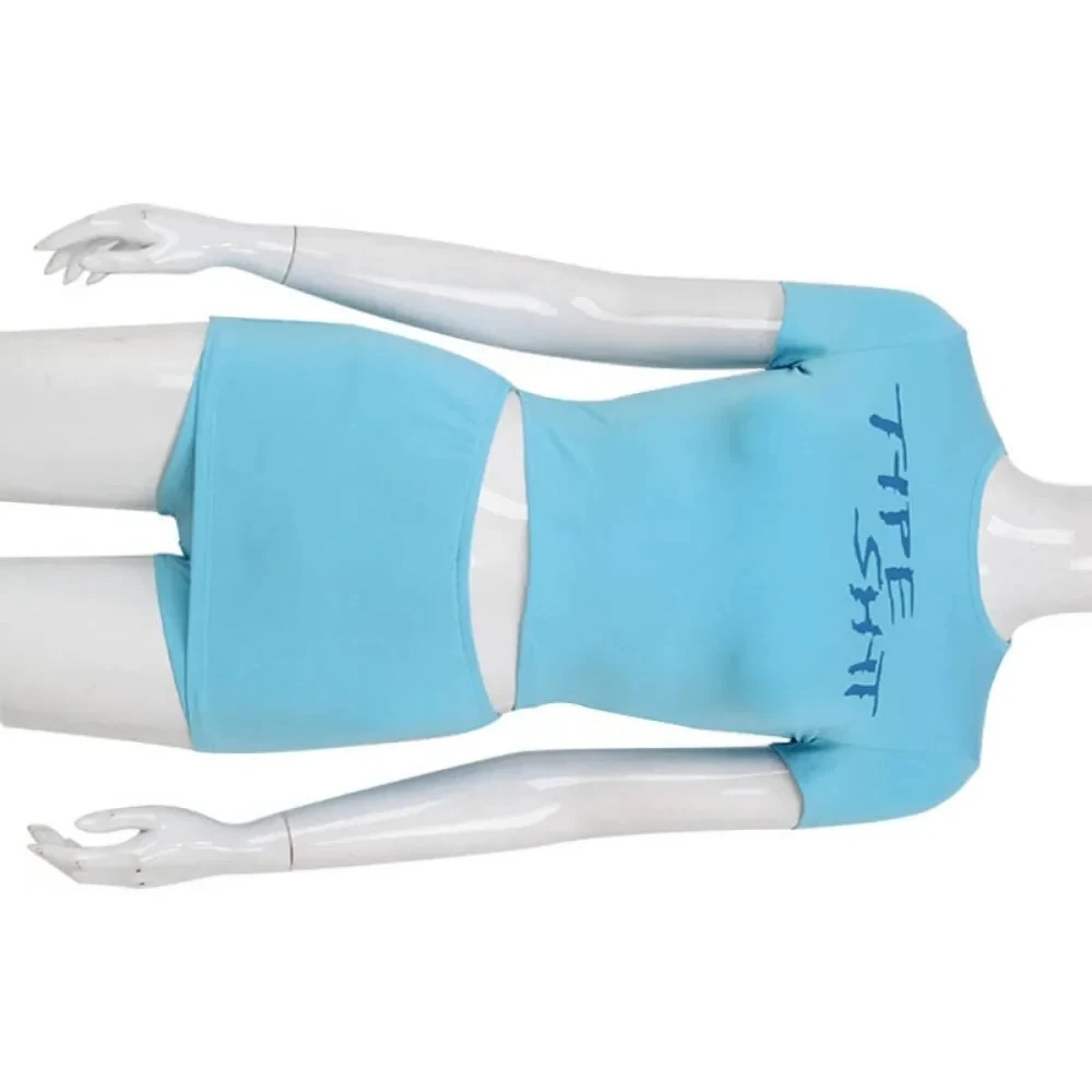 

Summer Letter Print T-shirt Short Sleeve Slim Shorts Casual Sports Y2k Clothes Fashion Trend Aesthetic Crop Top Shorts Sets New