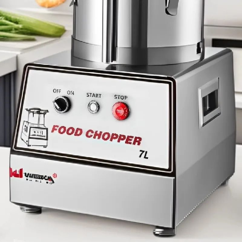 Trituratore alimentare commerciale di grande capacità in acciaio inossidabile da cucina per frutta e verdura, verdure elettriche multifunzionali