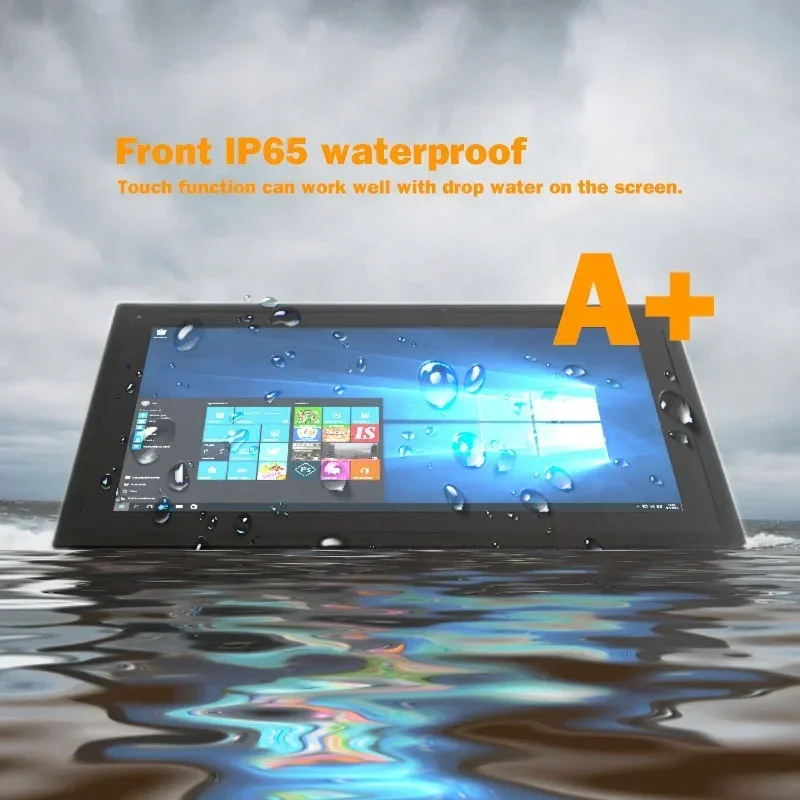 Front Waterdichte Ip67 Ip65 Industriële Monitor 1000 Nits Zonlicht Leesbare LCD Touchscreen Monitoren