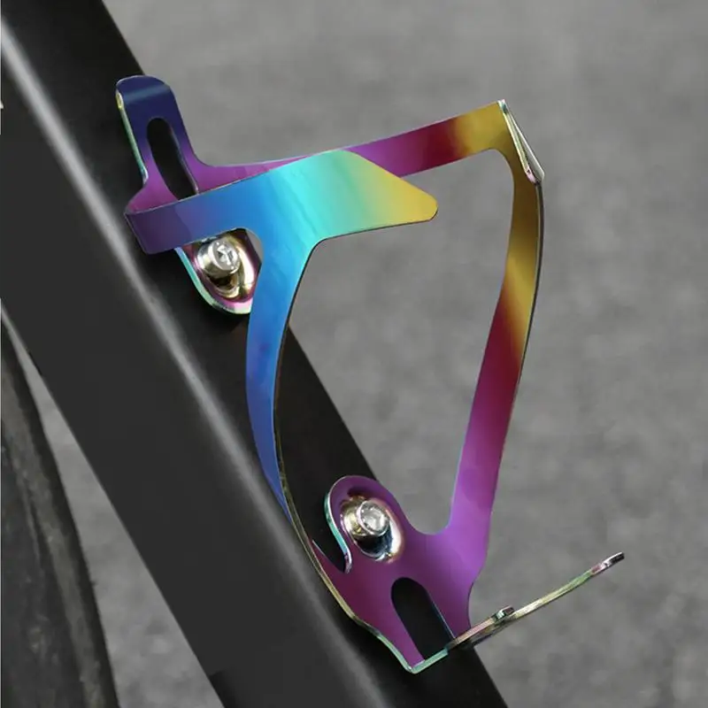 Bikes Water Bottle Holder Aluminum Alloy Colorful Waterproof Water Bottle Holder Cycling Supplies Stable Rustproof Water Bottle