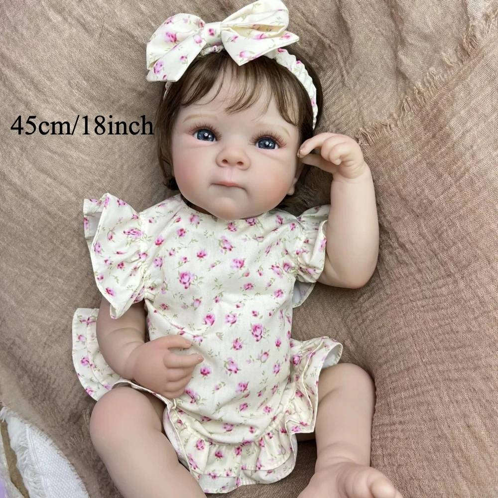 BZDOLL 18 Inch 45CM Full Vinyl - Baby Nursery Dolls ulasan dan harga