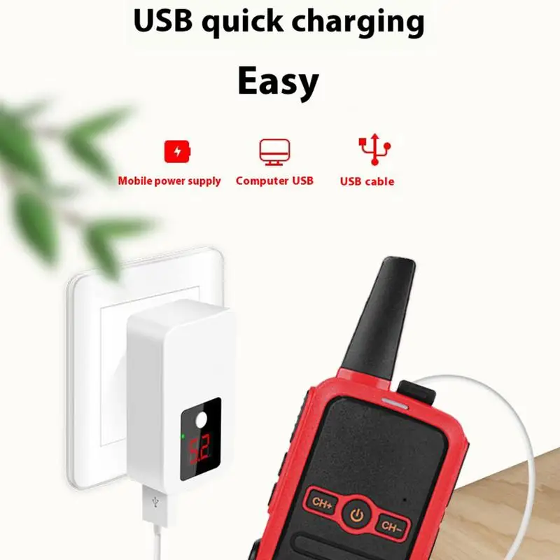 Long Range Wireless Walkie Talkies, dois sentidos rádios, segurança, escola, hospital, fácil de usar, Walky Talky