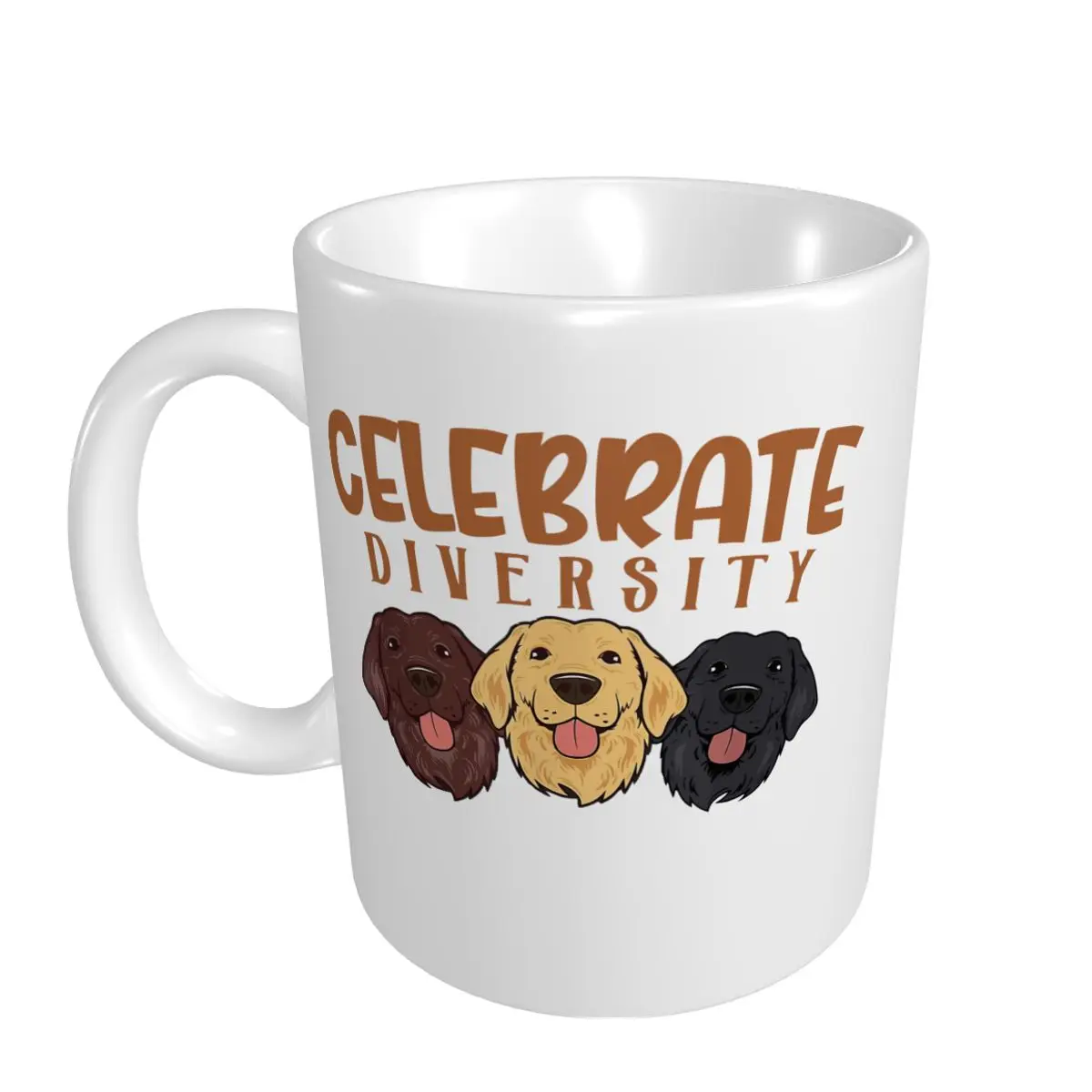 Mark Cup Mug Celebrate Diversity Dog Funny Labrador Retriever Lover Gifts Coffee Mugs Tea Milk Water Cup Travel Mugs Office Home