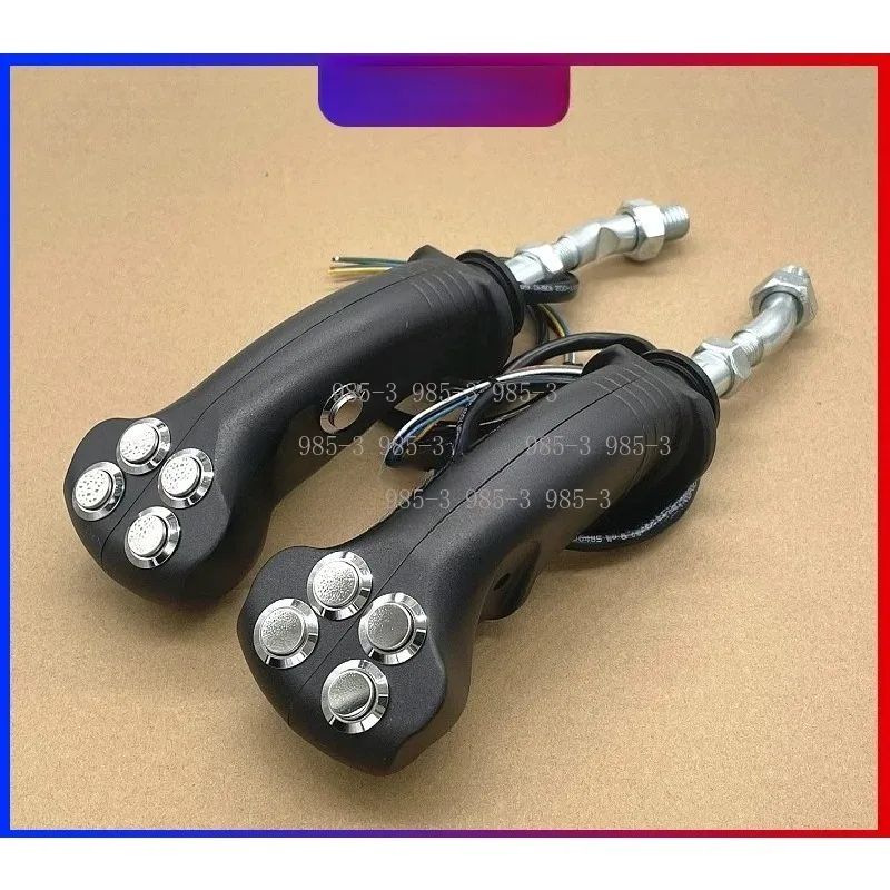 Construction & Farm Machinery Modification 4/5/6 Button Electronic Handle Optional Red Safety Switch