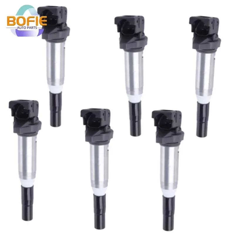 

1pcs/6pcs Car Ignition Coils Pack 12137562744 for Mini BMW E81 E82 E87 E88 F20 F21E46 E90 E93