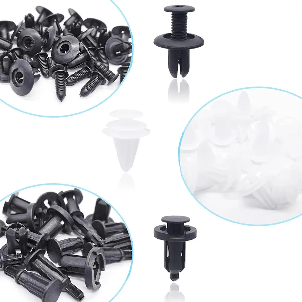 Car Plastic Fastener Clips Set with Box Mixed Auto Body Push Retainer Pin Rivet Bumper Door Trim Panel Fastener Clip Kit