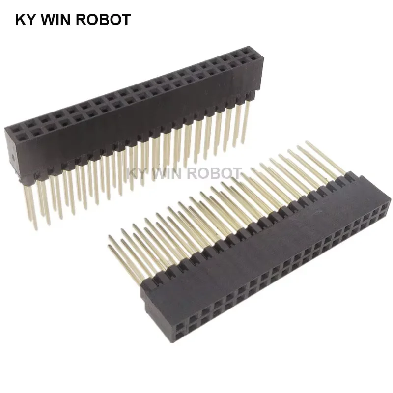 1 szt. Listwa złącza do Raspberry Pi A+/B+/Pi 2/Pi 3 - 2x20 Bardzo wysoka listwa złącza IC Komponenty elektroniczne do Arduino DIY