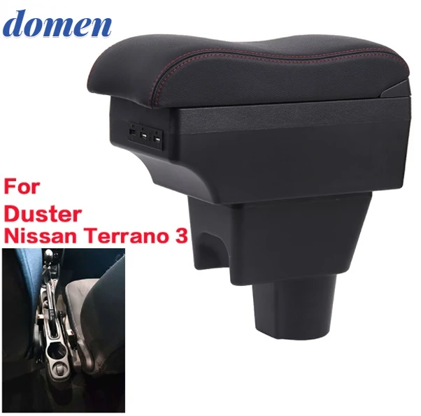 

For Renault Duster Armrest Box For Nissan Terrano 3 Renault oroc Car Armrest USB For Dacia Duster armrest box Multifunction