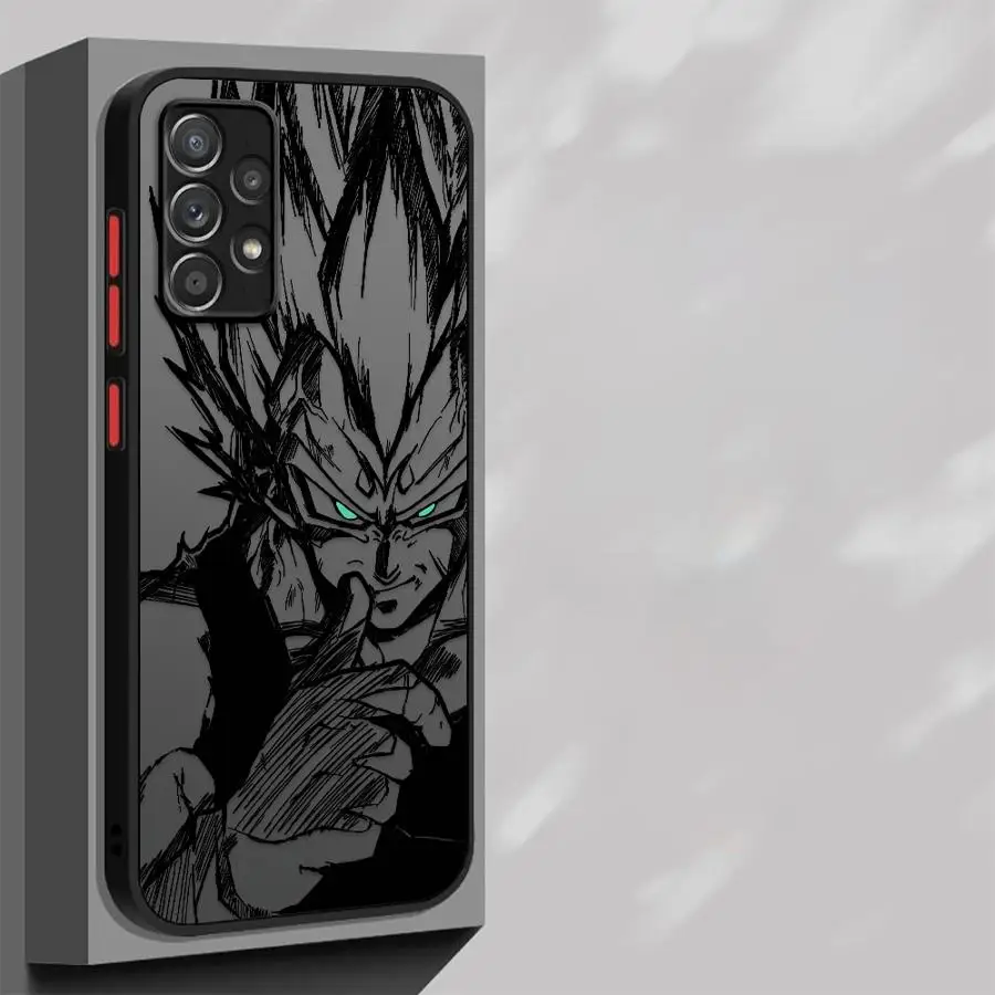 

Чехол Super Vegeta DragonS BallS для Samsung Galaxy A16 A05s A70 A50 A12 A06 A15 A14 Note 20 Ultra 10+ 9 8 A13 A30s Black Edge