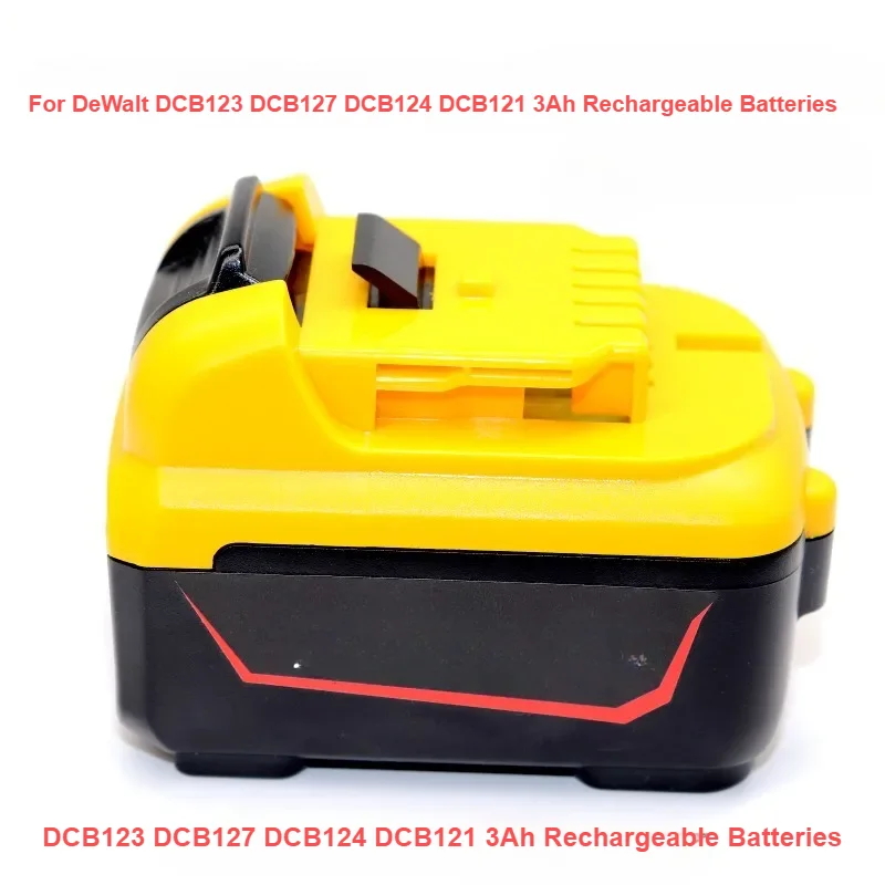 

For DeWalt DCB123 DCB127 DCB124 DCB121 3Ah Rechargeable Batteries DCB120 6.0Ah 10.8V 12Volt Max Lithium Ion Battery Replacement