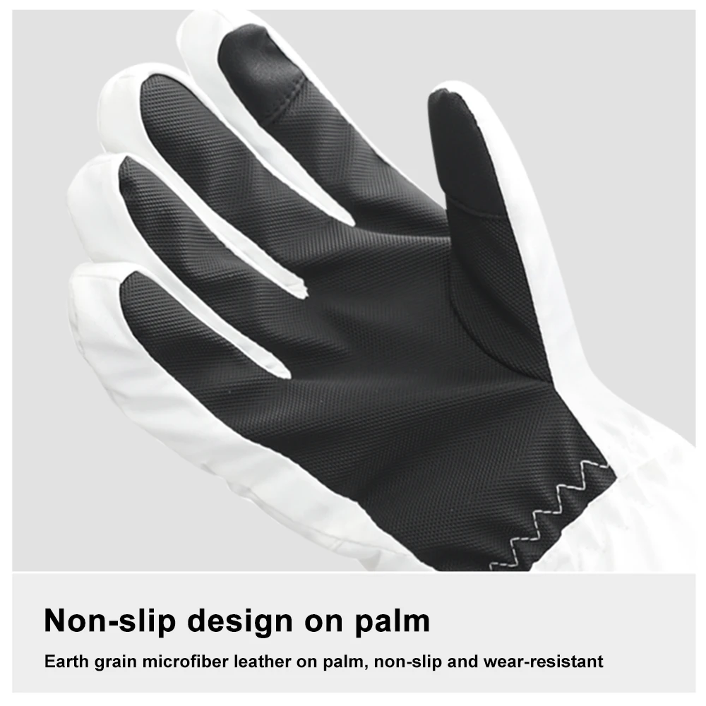 SKIFREE S2 Ski Gloves Waterproof Windproof Warm Five Finger Snowboard Gloves for Men Women Winter Outdoor Sports