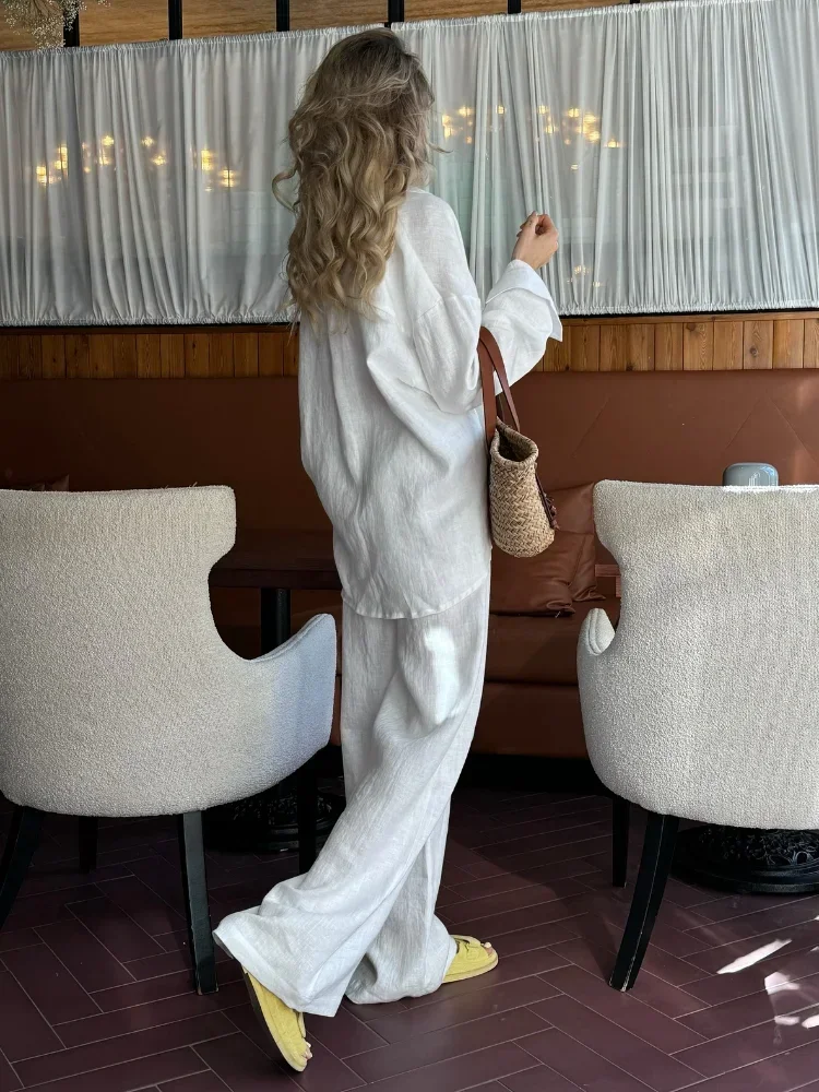 أنيقة الشمس طباعة فضفاض فستان أطفال مع سروال داخلي للنساء عادية التلبيب كم طويل واحدة الصدر قميص دعوى 2025 الصيف سيدة موضة وتتسابق