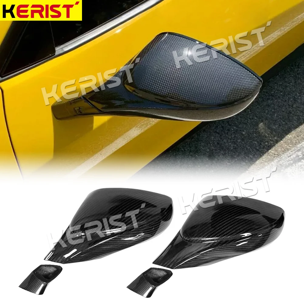 

Dry Carbon Fiber replacement Mirror for Ferrari 488 2016-2018 View Mirror Caps
