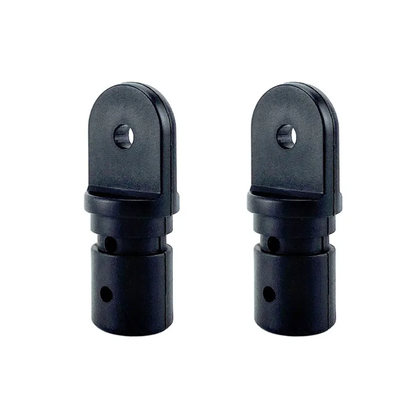 

2PCS Nylon Pipe Eye End Cap 25mm Bimini Top Fitting Hardware Marine Boat Yacht Inside Eye End Canopy Tube End 1SET