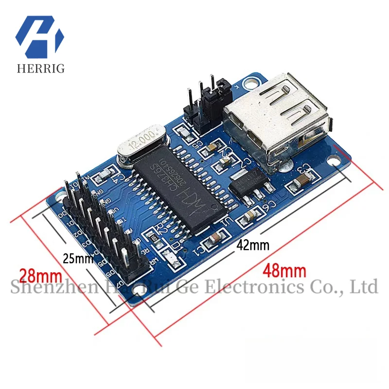 

CH376S USB module USB flash drive reading and writing module USB host interface module USB module