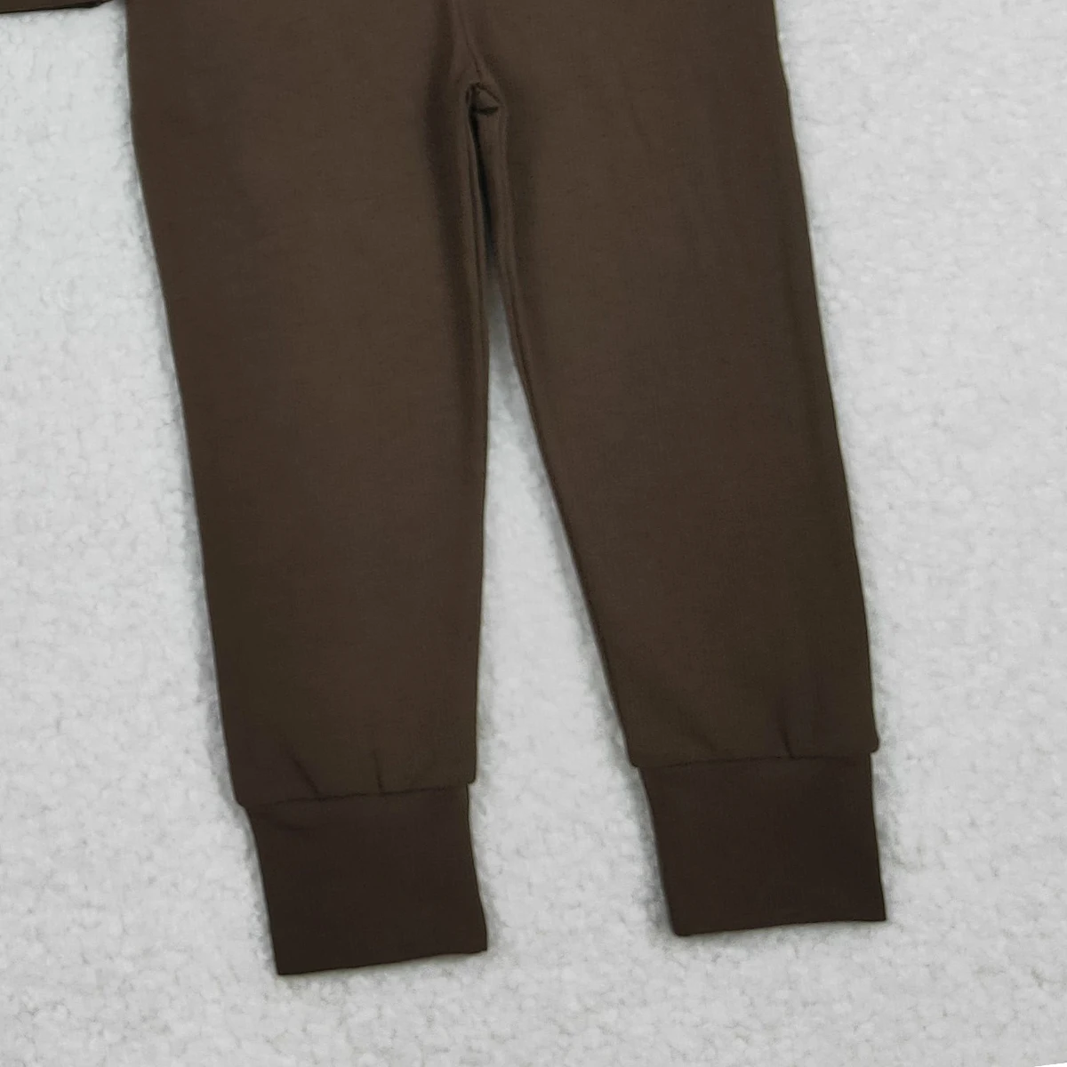 طفل الفتيان الغزلان كامو الرمز البريدي السترة مع جيوب طويلة الأكمام البني ركض السراويل مجموعة للصيد #6