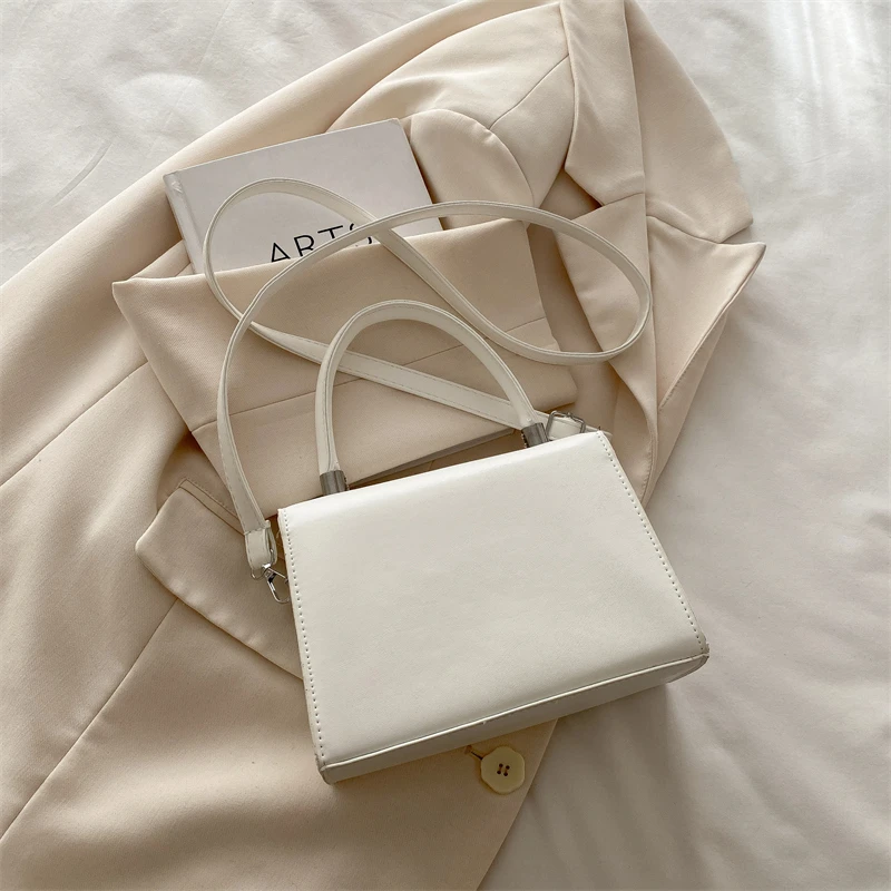 Designer Nieten Umhängetasche mit kurzem Griff Handtasche Mode Mini kleine Handytasche Geldbörse solide Pu-Leder Damen Umhängetaschen – Detail 26