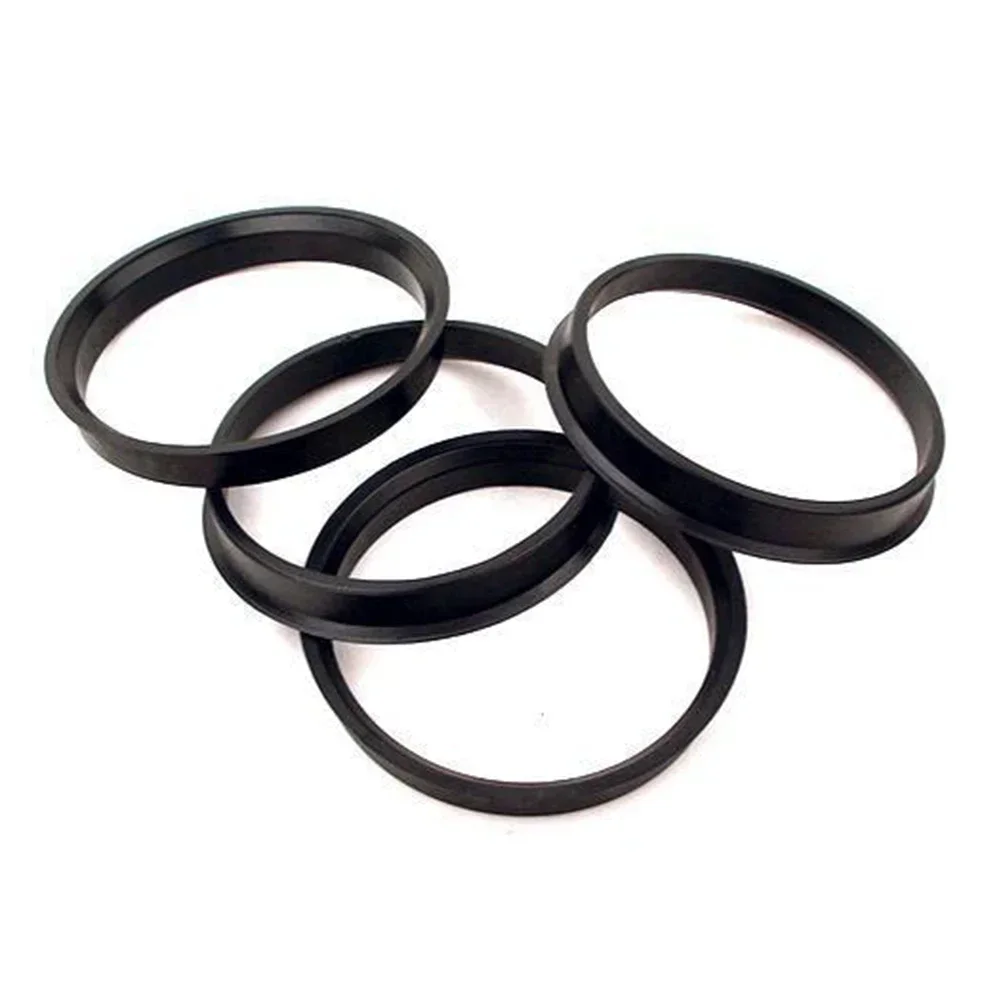 4Pcs Hub Centering Rings 74.1 X 72.6mm Fit For BMW Wheel Bore Center Spacer Black Plastic Car Wheels Tires & Parts Replacement