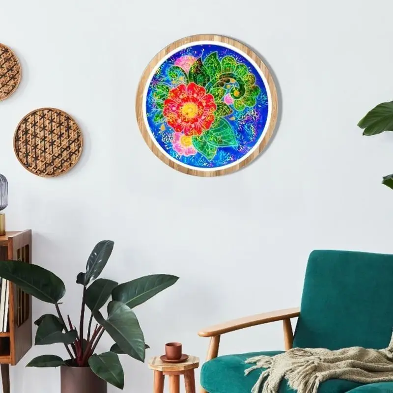 قالب دائري فريد من نوعه لتزيين المنزل، قالب من السيليكون المرن لأداة صياغة ديكور المنزل الأنيقة على شكل زهرة