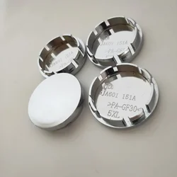 4 Pcs/Set Black/Silver 56mm Car Wheel Center Hub Caps Universal Car Wheel for Rim Center Hubcap for Rim Caps Base Cover Sticker