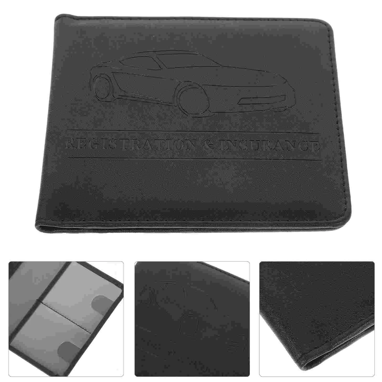 Insurance Data Protection Sleeve Registration Holder for Car Information Bag and Card Storage Case