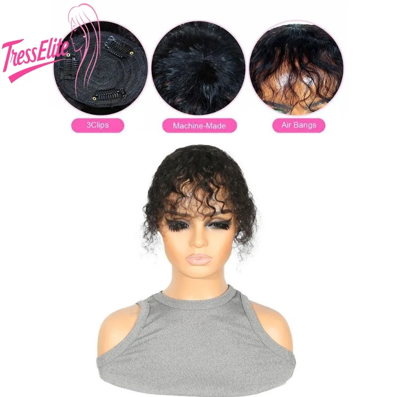 Parrucca Capelli Umani Acqua/Profonda/Ricci/Crespo Dritto Colore Naturale TOPPERS Pezzo di Ricambio Dei Capelli 360 Copertura Completa Brasiliano Vergine Remy