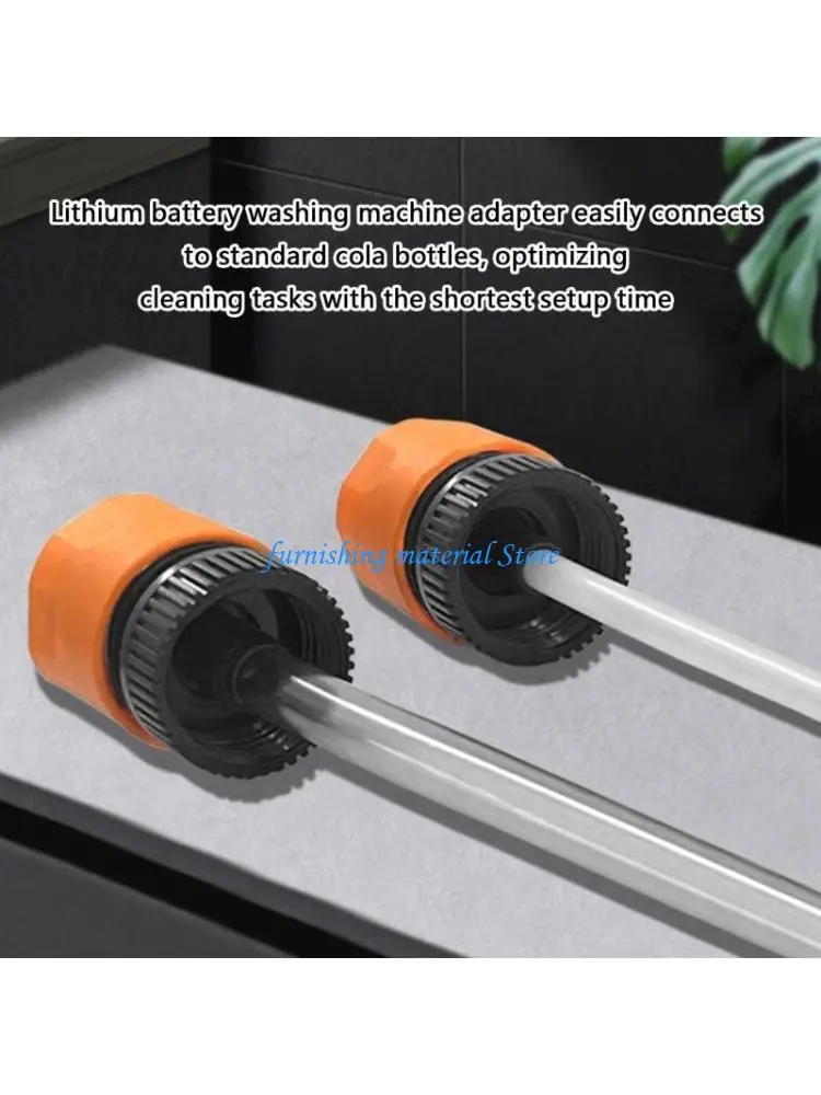 

Y5GD 10Pcs Pressure Washer Connector Pressure Washer Suction Tube Adapter Bottle
