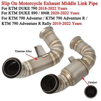 KTM DUKE 790 Duke 890 / 890R 18-22 KTM 790 Adventur R Ktm790 R rally 19-22 motorcycle exhaust modified middle link pipe