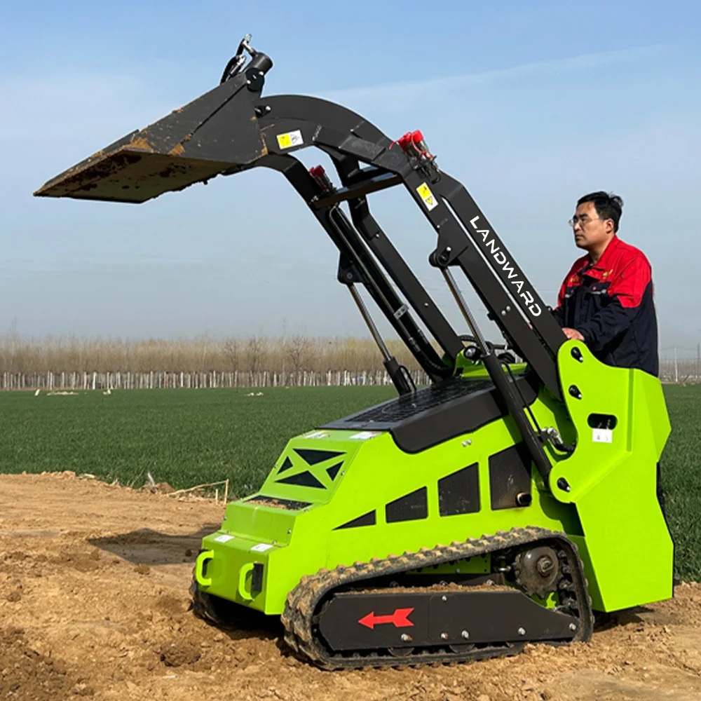 Euro5 Kubota Engine جرافة انزلاقية صغيرة ثلاثة مضخات للاستخدام المنزلي الوقوف جرافة انزلاقية 1000 كجم ST560 جرافة انزلاقية مخصصة