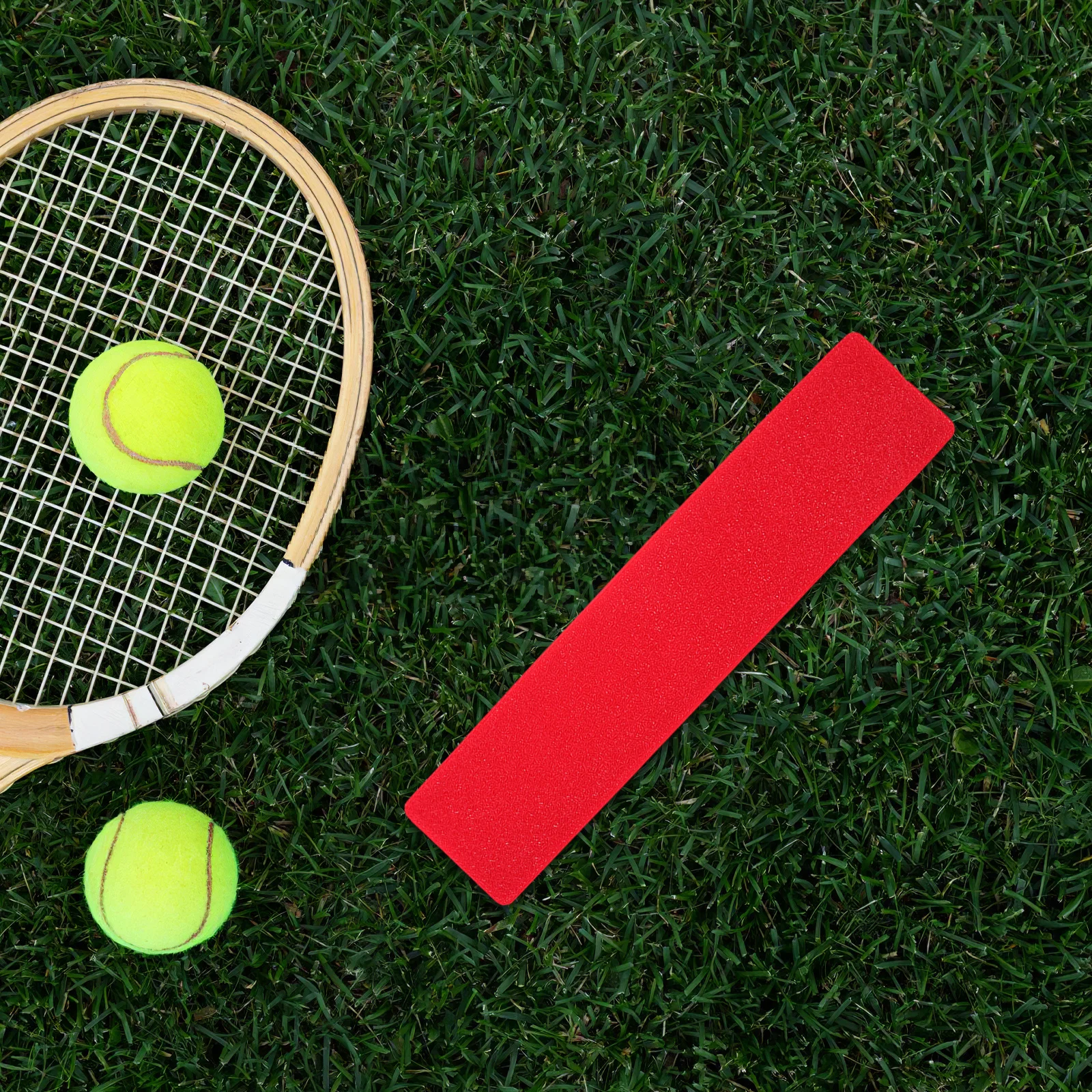 

4Pcs Sports Court Markers Rectangular Red Non-Slip Flat Surface for Soccer Football Tennis Pickleball Training Essentials