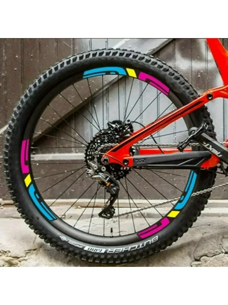 AliExpress NONE 15 Pieces/Sheet, Riding Stickers for Motorcycles and Bike Wheelsets - Durable Vinyl Stickers, Perfect as Mountain Bike and Road