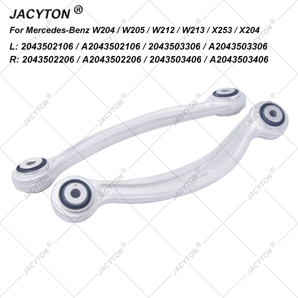 

Пара рычагов задней подвески JACYTON для Mercedes Benz C E Class W204 W205 W212 W213 GLC X253 GLK X204 2043502106 2043502206