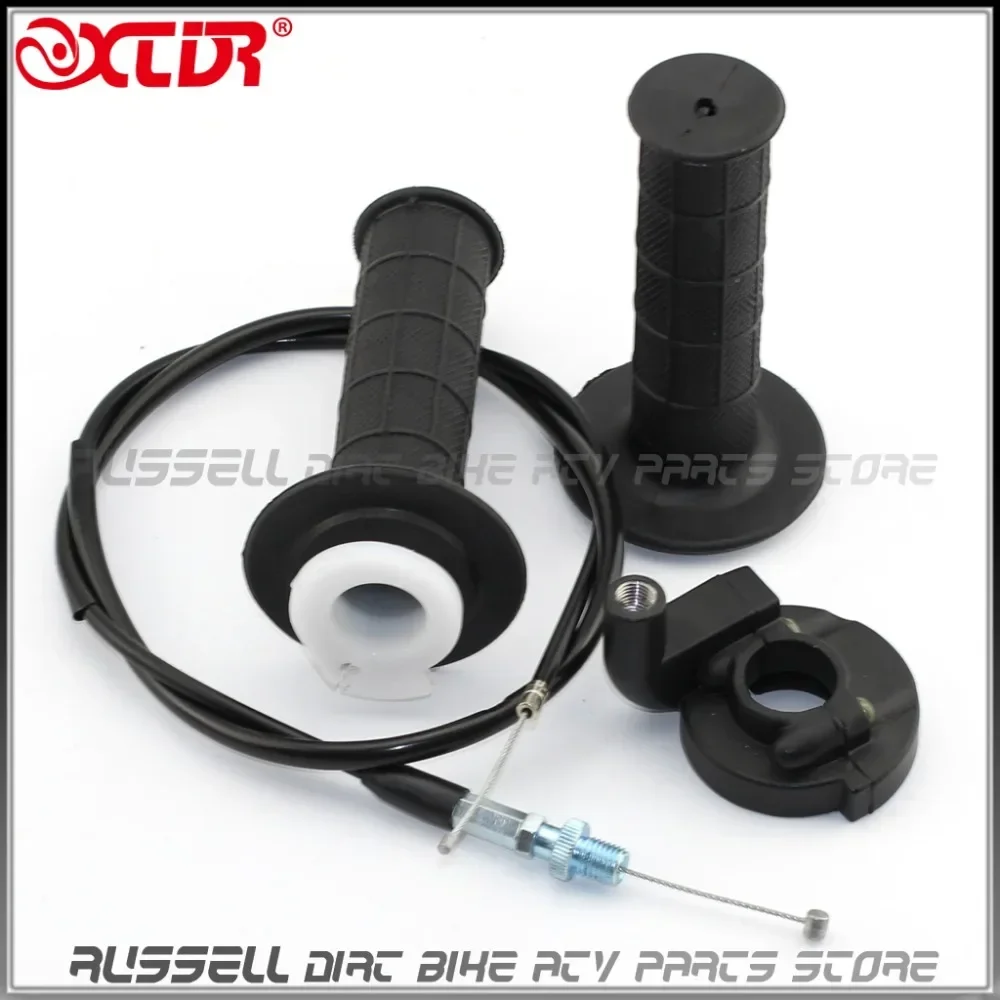 Throttle Cable Handle Bar Grip Casing Set for Honda XR50 CRF50 XR70 CRF70 CRF80 CRF100 Dirt Bike