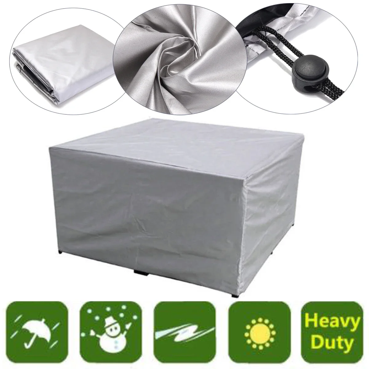 2021 NEW 11 Size Waterproof Outdoor Patio Garden Furniture Covers Rain Snow Chair covers for Sofa Table Chair Dust Proof Cover