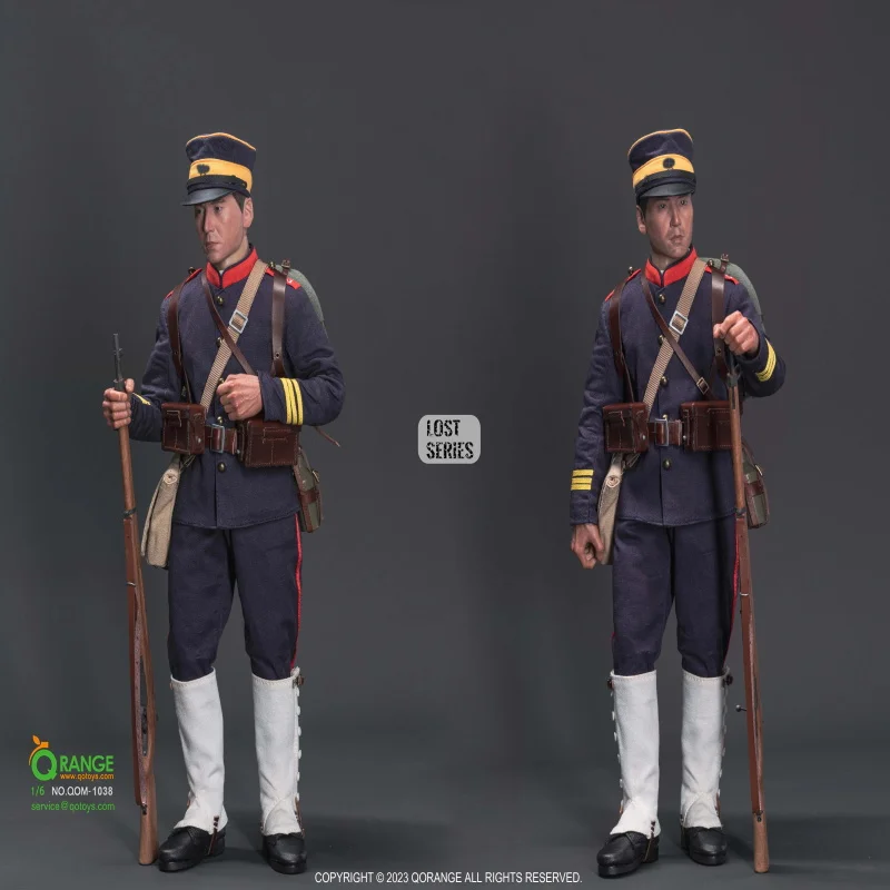 QOTOYS QOM-1038 1/6 Soldier 27Th Squadron At Lushunkou Clothing And Weapon Set Model Toy Fit 12