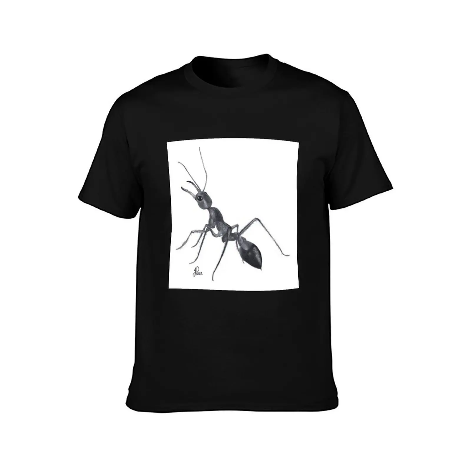 Giant Bull Ant T-Shirt Plus Size Simple Casual Top T-Shirt
