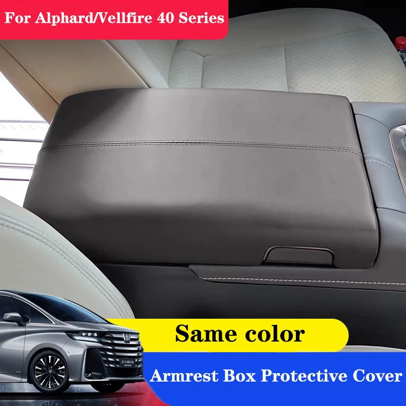 Armrest Box Protective Cover For Alphard and Vellfire 40 Series 2023 2024 Car Modification Auto Parts special purpose Automotive