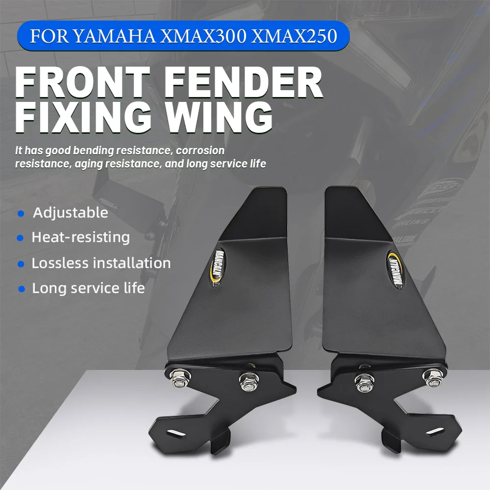 

Suitable for Yamaha XMAX250 XMAX300 2023-2024 motorcycle high-quality front fender aileron, new and improved fixed wing spoiler